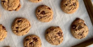 Chocolate Chip Almond Butter Cookies