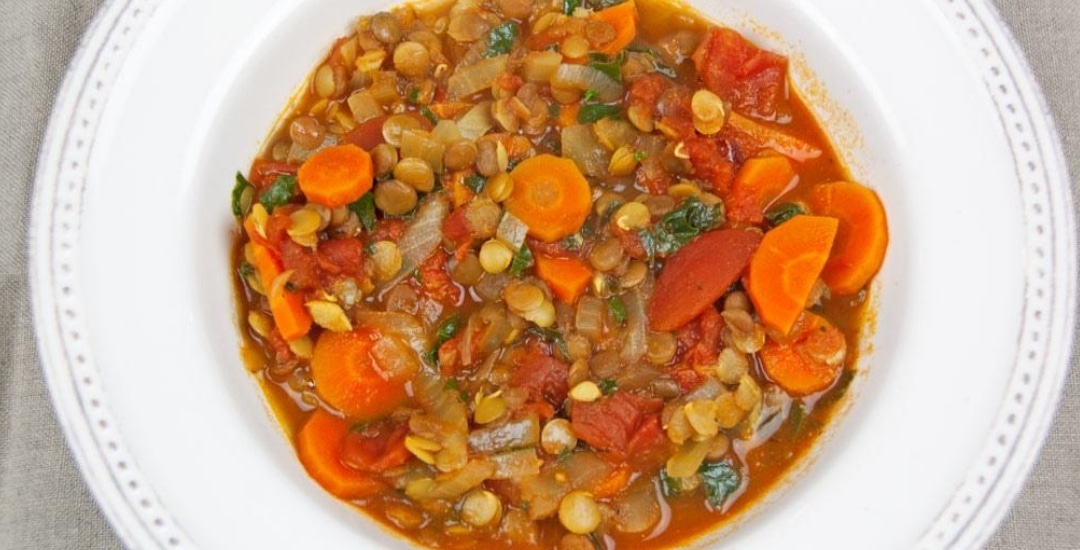 Fast Easy Vegan Lentil Soup