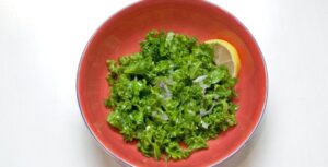 Fast and Easy Sauteed Kale with Shallots