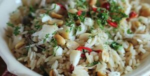 Nutty Green Rice